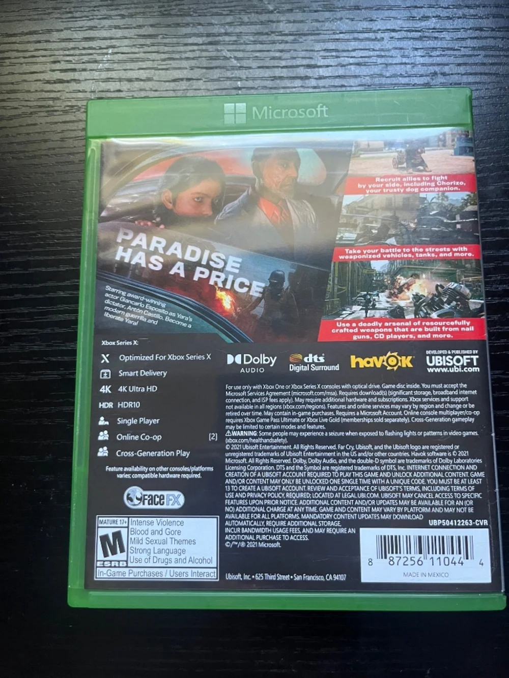 Far Cry 6 - Microsoft Xbox Series X|S: With Pre order Code Inside